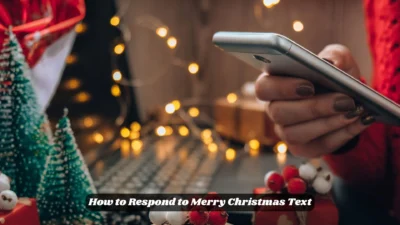 How to Respond to Merry Christmas Text