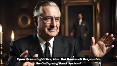 Upon Assuming Office, How Did Roosevelt Respond to the Collapsing Bank System?